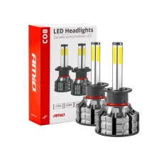 COB H1 6500K AMIO-02842 Series LED Car Bulbs Items quantity 2 pcs 3502842