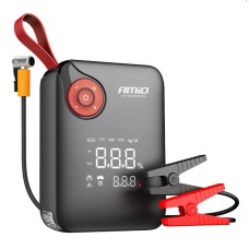 4-in-1 starter, booster, external battery, compressor, LED flashlight. AMIO-04675 Voltage 12 v 3504675