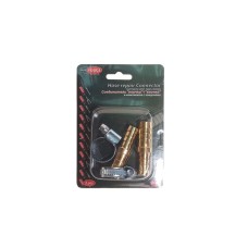 Herringbone + herringbone connector 12mm x 10mm (2 pcs. + clamps for fixing) in blister , ROCKFORCE , HRC08/06 Items quantity 3 pcs 3600806