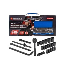 Tool set 24pr. 1/2' (6g) FORSAGE,4245B-5MPB (57605) Items quantity 24 pcs 3604245