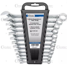 12pcs combination wrench set (8-22 mm) (holder) Condor Werkzeug, C3525-12H 3635252