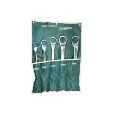 Set of 12-sided wrenches 45°, 5 items (32x36, 36x41, 41x46, 46x50, 50x55 mm.) ROCKFORCE, RF-5059P (51029) Items quantity 5 pcs 3651029