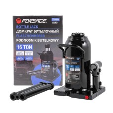 Hydraulic bottle jack with valve 16.0t (227-427mm) FORSAGE T91604 EURO (51358) Items quantity 1 pcs 3651358