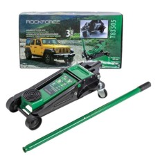 3-metric-ton hydraulic roll-on jack (135–465 mm), comes with a rubber pad, ROCKFORCE, T83505, 51703 Items quantity 1 pcs 3651703