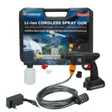 Cordless High Pressure Washer (21V,15 Bar,2.8 l/min, 1500 mAh battery, 3-5h charging, FORSAGE, PG001, 62609 Items quantity 6 pcs 3662609