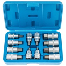 Set of 1/2' hexagonal bit heads, 12 pcs. ASTA Size 1/2' 3700222
