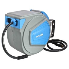 Air hose reel with automatic rewind control, 15 m, O 9.5 mm, ASTA L 15000 mm 3700231