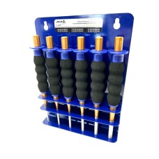 Set of 6 pcs. of soft handle punches. ASTA L 180 mm 3700232