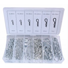 Cotter pins, corrugated with fixation, 150 pcs.  2-3.8 MM ASTA, A-TC513 Items quantity 150 pcs 3700285