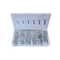 Cotter pins, corrugated with fixation, 150 pcs.  2.4-4.0 MM ASTA, A-TC514 Items quantity 150 pcs 3700286