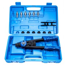 HAND RIVETING TOOL FOR RIVET BOLT NUTS M3-M10, SATRA Items quantity 14 pcs 370144