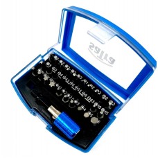 Bits with quick-release magnetic holder 31 pcs, SATRA Square drive 1/4 370164