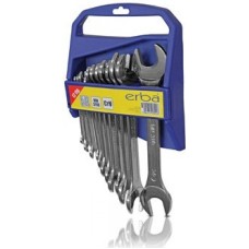 12pcs wrench set (6,7,8,9,10,11,12,13,14,17,19mm) (holder) CV / DIN 3113 ERBA 06092 Items quantity 12 pcs 3706092