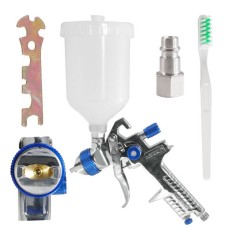 HVLP spray gun with top tank H-888P, 1,5 mm, 600 ml, 110-170 l/min, 2-3,5 bar, VERKE, V81296 Capacity 0,6 l 3720180