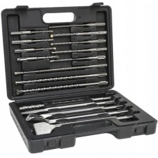 Sets of drill bits, chisels, chisels on concrete SDS 17pcs, set, VERKE Items quantity 17 pcs 380025