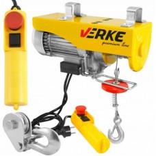 Electric cable winch (telpher) 250kg lifting height 12 m VERKE Load capacity 250 kg 380098