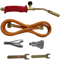 gas burner with hose 1.5m, nozzle 60mm, power 20kW, 1250-1800, DEGET Items quantity 6 pcs 380180