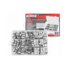 Set of hose clamps with ears 5-27 mm 175pcs, VERKE, V06723 Items quantity 175 pcs 3806723