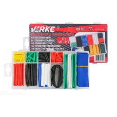 Shrink tubes colored with adhesive 171 pcs., VERKE, V06736 Items quantity 171 pcs 3806736