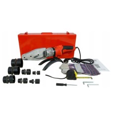 Soldering iron for melting plastic pipes 1500W 20-63mm with cover; VERKE V07502 Items quantity 10 pcs 3807502
