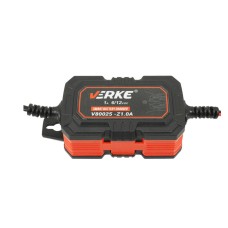 Battery charger 6V/12V 1.0A VERKE V80025 Items quantity 1 pcs 3880025