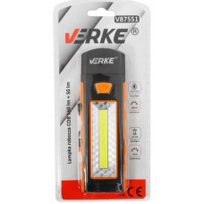 COB flashlight 160 lm + 50 lm VERKE V87551 Items quantity 1 pcs 3887551