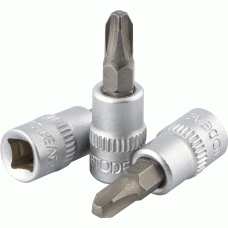 Socket with Phillips insert 1/4