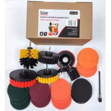 Cleaning brushes 22pcs, SILVER 4100010