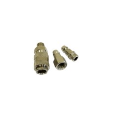 Pneumatic quick couplers (set) 1/4