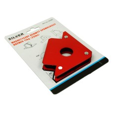 Magnetic angle for welding corners SILVER Max load 11,5 kg 410395