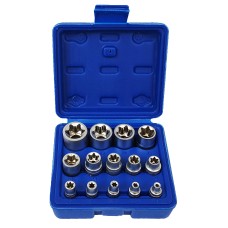 Set of TORX heads 14pcs, SILVER Items quantity 14 pcs 410628