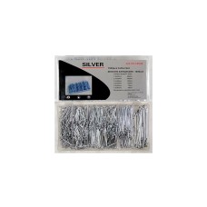 Cotter pins, straight, (1.6X25MM-4.0X64MM), 1000 pcs. SILVER S10544 Items quantity 1000 pcs 4110544