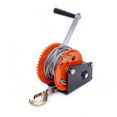gear winch 500lbs.(steel.rope 10m.) SILVER S11183 Load capacity 1200 kg 4111185
