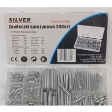 Set of springs 200 pcs., SILVER, S11365 Items quantity 200 pcs 4111365