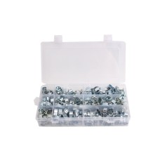 Set of clamps / o 8-18 mm 135 pcs. SILVER S11370 4111370