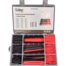 Color shrink tubes with adhesive 270 pcs., SILVER S11378 Items quantity 270 pcs 4111378