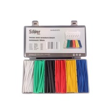 Color shrink tube 196pcs, SILVER Items quantity 196 pcs 411375