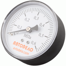 Foot pump pressure gauge Thread size М8х1.0 mm (AvtoDelo) 42314