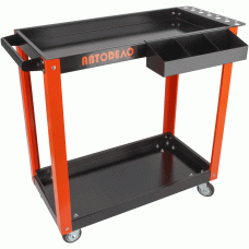 Open tool cart 2 shelves Over-all size 705х360х750 mm (AvtoDelo) 44222