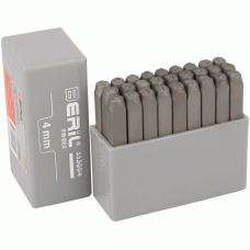 Letter Punches set A 4 mm (BERIL) 553004