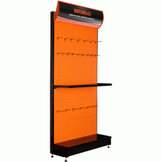 Exhibition stand with shelf and racks (AvtoDelo) 60201
