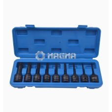 TORX TORX bit set , 9 pcs 1/2