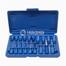Disassembly tools for terminal pins 19 pcs.,MAGMA, MG50932 Items quantity 19 pcs 7700174