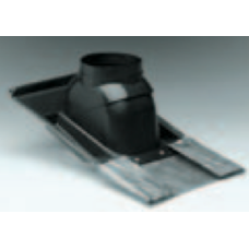 Roof tile for slooping roofs, PVC and lead moldable support Ø 132 mm