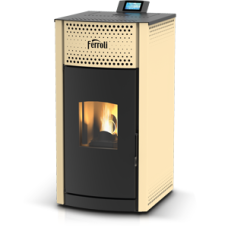 Salerno Pellet 12 Pellet fireplace with water circuit